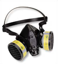 respirator for gas protection