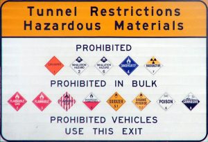 prohibited hazardous materials in vehicles