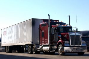 18 wheeler on the road in texas